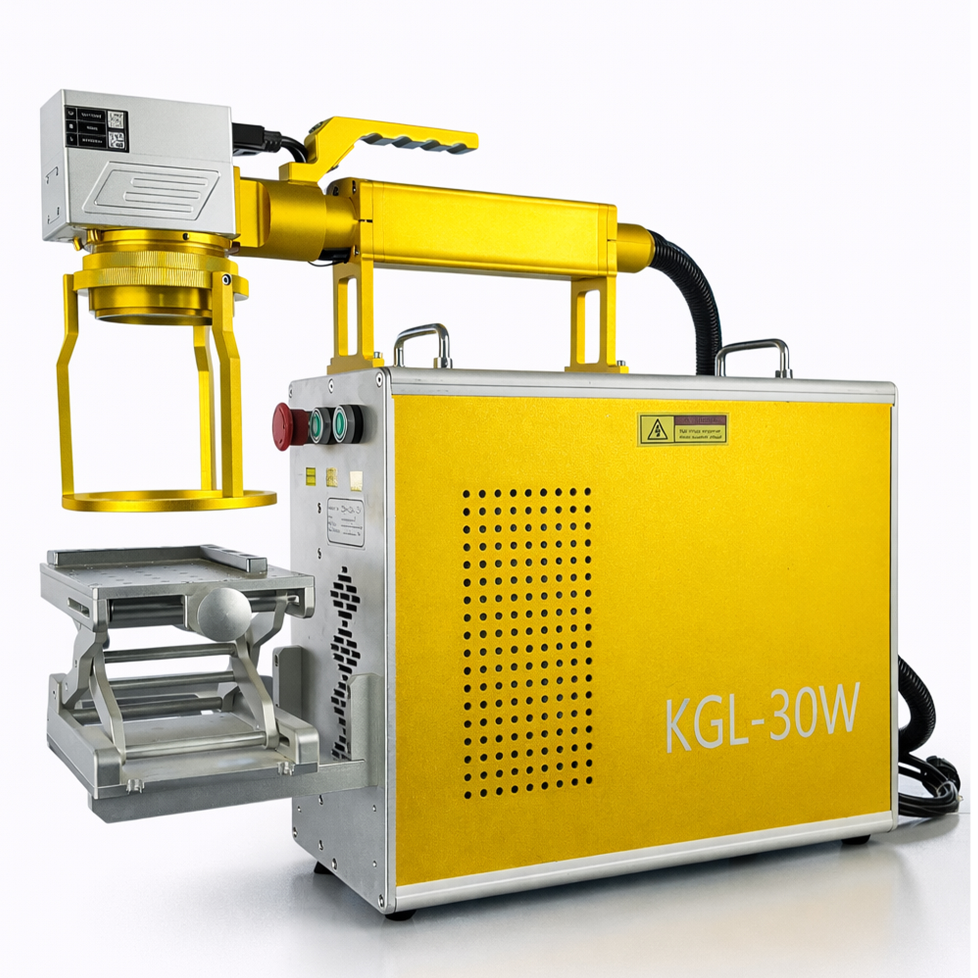 KGL-20W - 30W Ev Tipi / Seyyar Fiber Lazer Markalama Makinesi